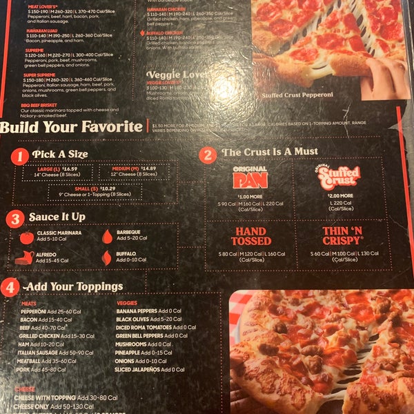 Pizza Hut 12195 S Apopka Vineland Rd