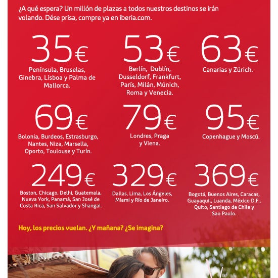 Últimos 4 días para disfrutar de los increíbles #precios que nos ofrece #Iberia en su #oferta de #vuelos. No lo dejes escapar. Información y reservas http://goo.gl/px29oq o 647575189