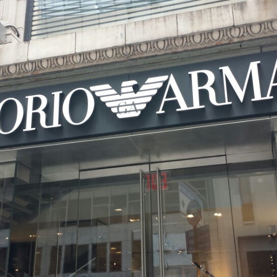 Emporio Armani Clothing Store in New York