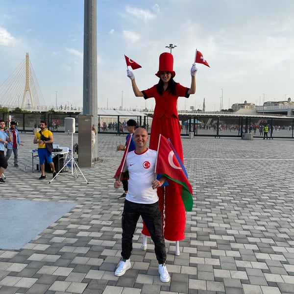 Снимок сделан в Baku Olympic Stadium пользователем Furkan K. 6/20/2021