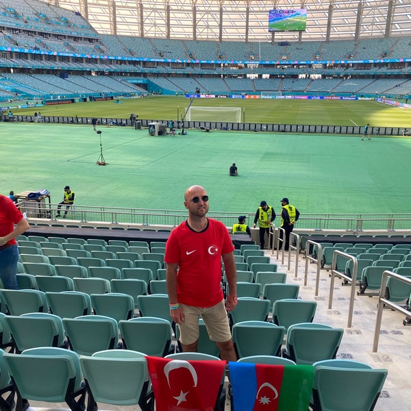 Снимок сделан в Baku Olympic Stadium пользователем Furkan K. 6/16/2021