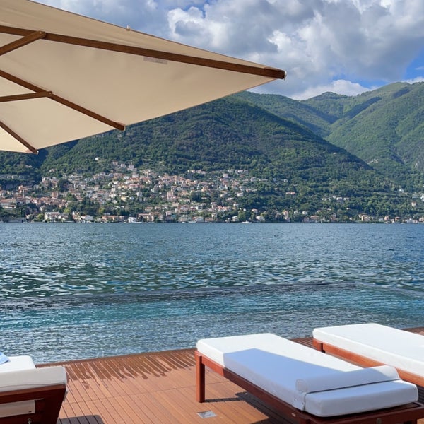 Photo taken at Mandarin Oriental Lago di Como by A🪝 on 5/13/2023