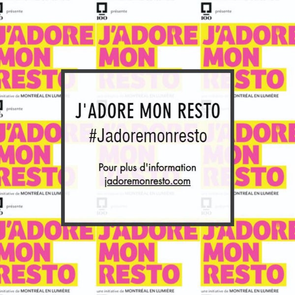 Visitez / Visit J’ADORE MON RESTO: #Jadoremonresto  Pour plus d’information / For more information: j’adore mon resto.com