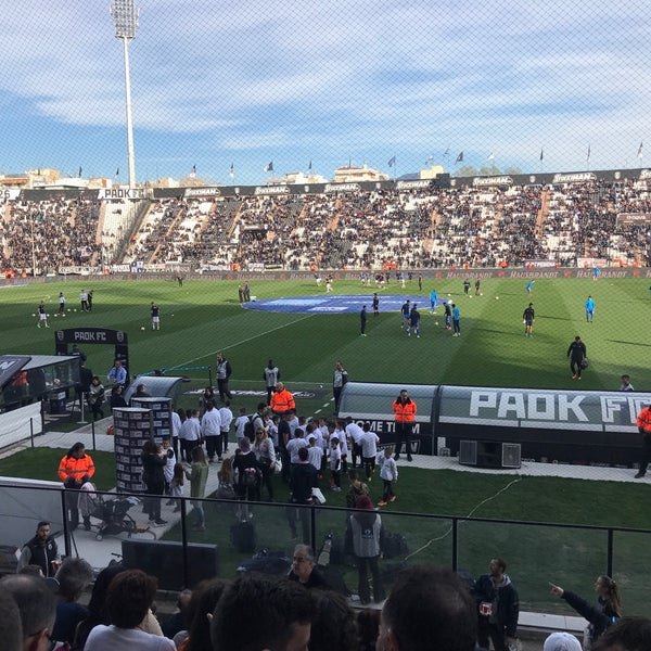 Снимок сделан в Toumba Stadium пользователем Ilias P. 3/10/2019