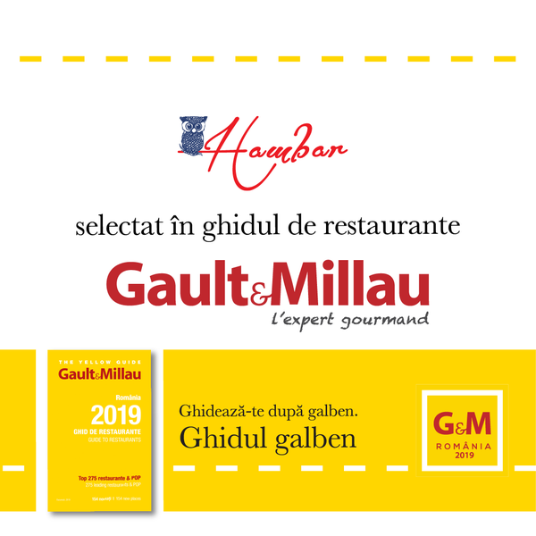 Last year Hambar Brasserie was listed in Gault&Millau's the yellow guide. We are still honoured to be selected and are working hard on not only maintaining the quality but getting better every day!