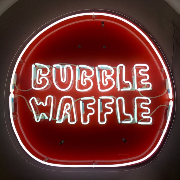 Photo taken at Bubble Waffle by Olena N. on 10/20/2017