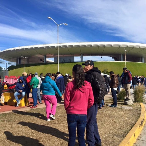 Photo taken at Explanada Estadio Akron by Sasa C. on 3/10/2016