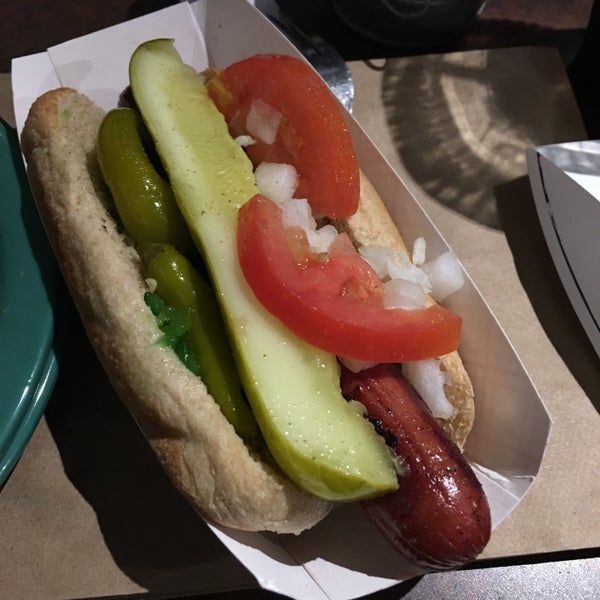 Chicago dog was great.