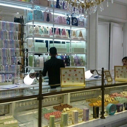 Photo taken at Ladurée by willy o. on 9/7/2015
