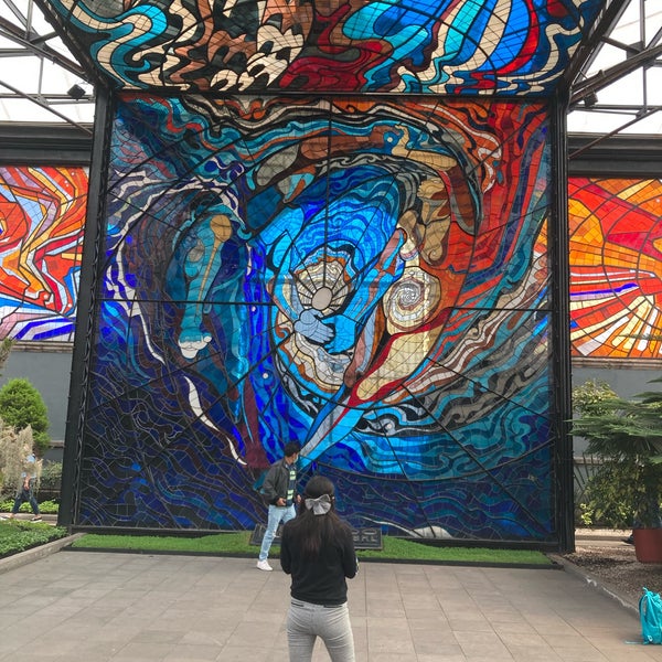 Photo taken at Cosmovitral (Jardín Botánico) by Marco G. on 10/30/2021