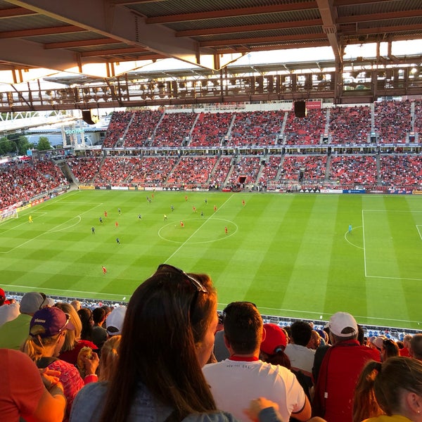 Photo taken at BMO Field by Praveen on 8/24/2019