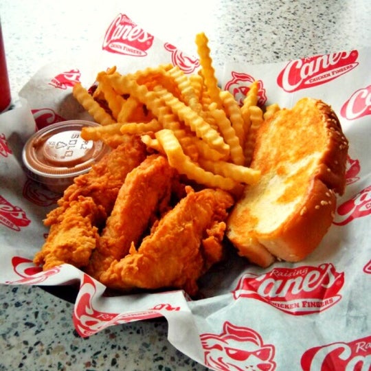 Photo taken at Raising Cane&#39;s Chicken Fingers by Ibrahim A. on 4/14/2014
