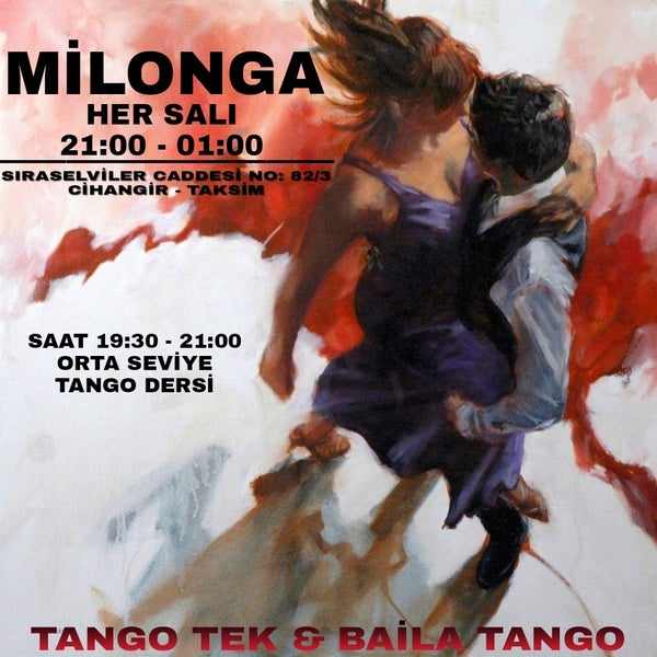 Foto tirada no(a) Beyoğlu Tango Tek Dans Okulu-Cihangir por Tango Tek T. em 2/1/2018