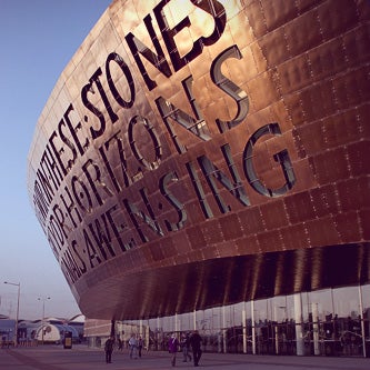 Photo taken at Wales Millennium Centre by Wales Millennium Centre on 2/7/2014