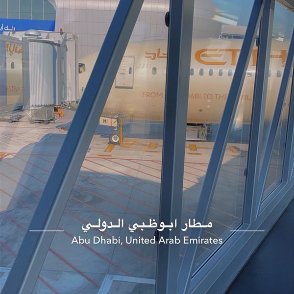 Photo taken at Zayed International Airport (AUH) by Stitch ♈️ on 4/20/2024