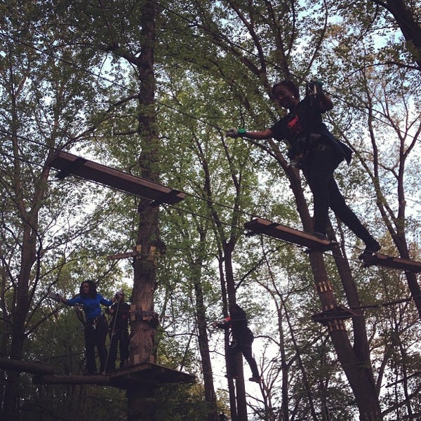 Photo taken at The Adventure Park at Sandy Spring by Goombay B. on 5/5/2013