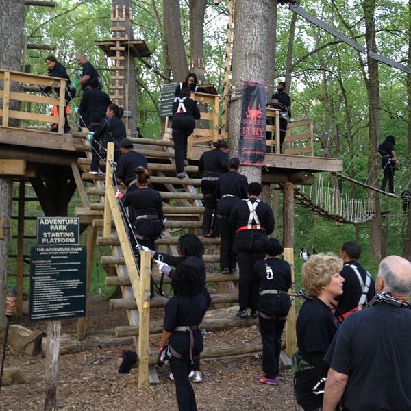 Photo taken at The Adventure Park at Sandy Spring by Goombay B. on 5/4/2013