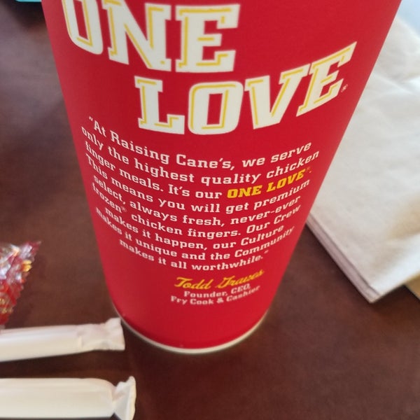 Photo taken at Raising Cane&#39;s Chicken Fingers by Rob B. on 8/6/2018