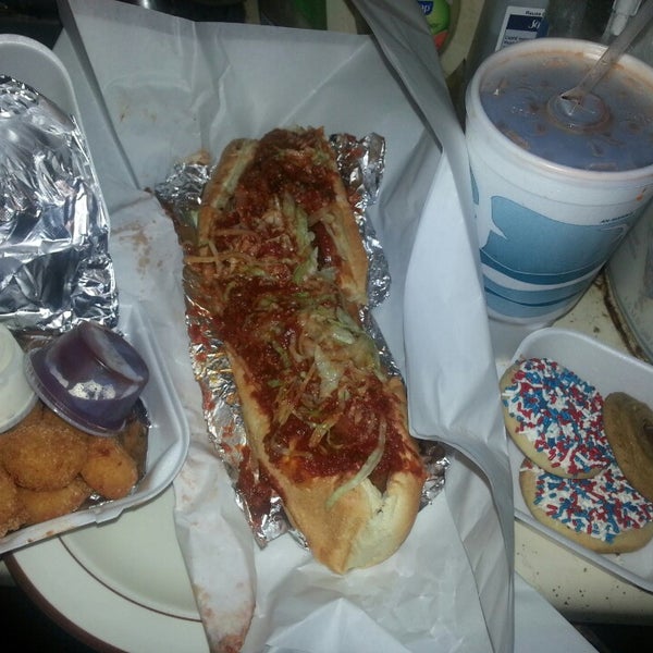 Photo taken at Mike&#39;s Subs by Scott H. on 5/26/2014