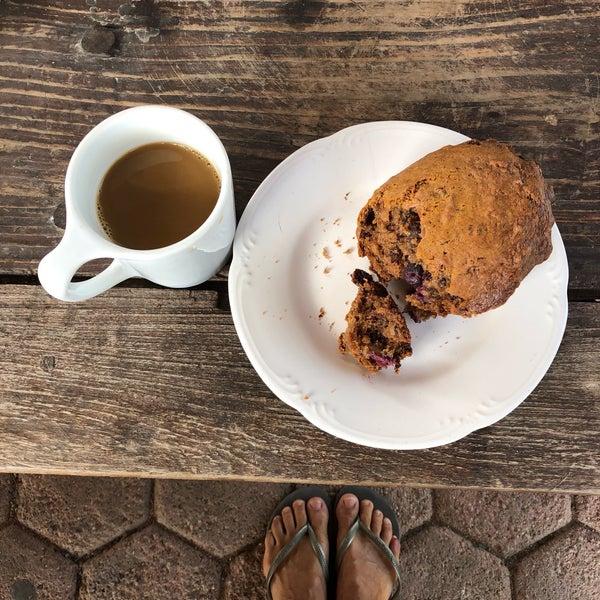 Delicious coffee and baked goods