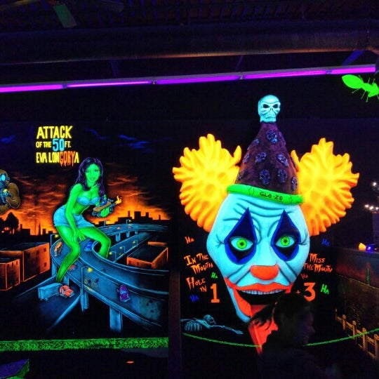 Photo taken at Monster Mini Golf by David S. on 1/2/2016