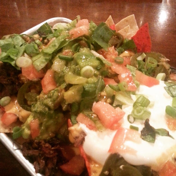 Some of the most delicious food I've had. Nachos with brisket were savory, sweet (beans) and spicy (jalapenos)!!