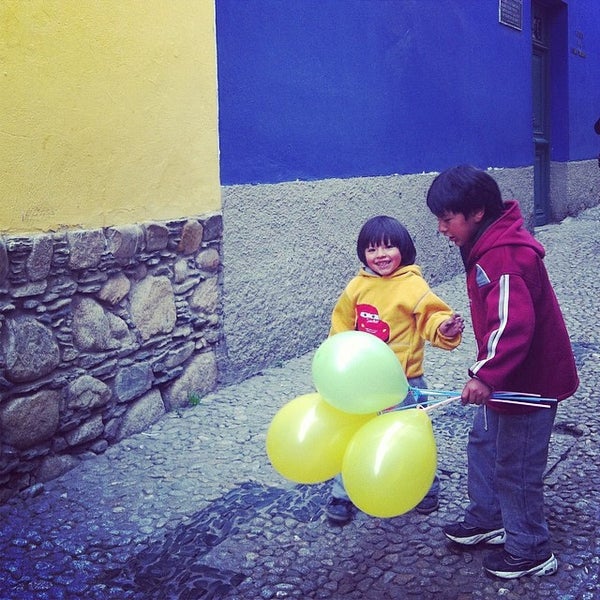Photo taken at Calle Jaén by Anastasia T. on 4/14/2014
