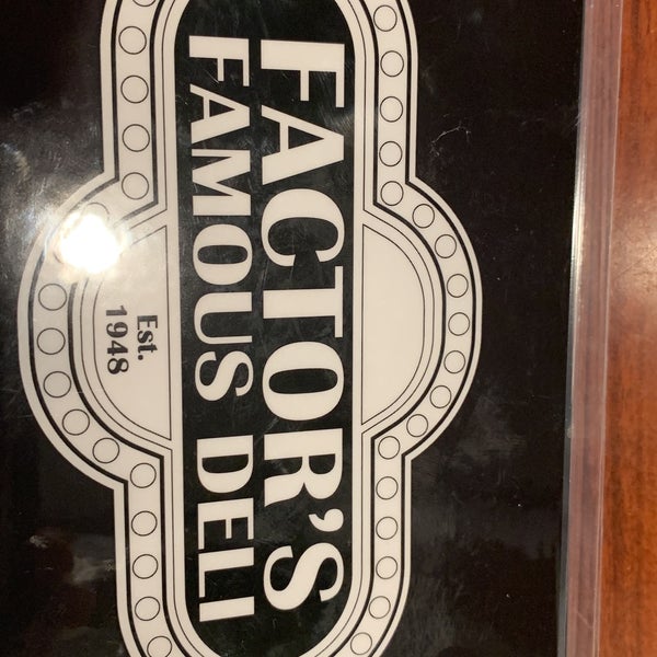 Photo taken at Factor&#39;s Famous Deli by Paul S. on 10/3/2022