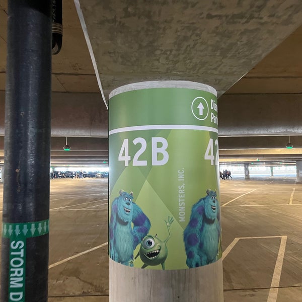 Monsters Inc Level Parking in Anaheim