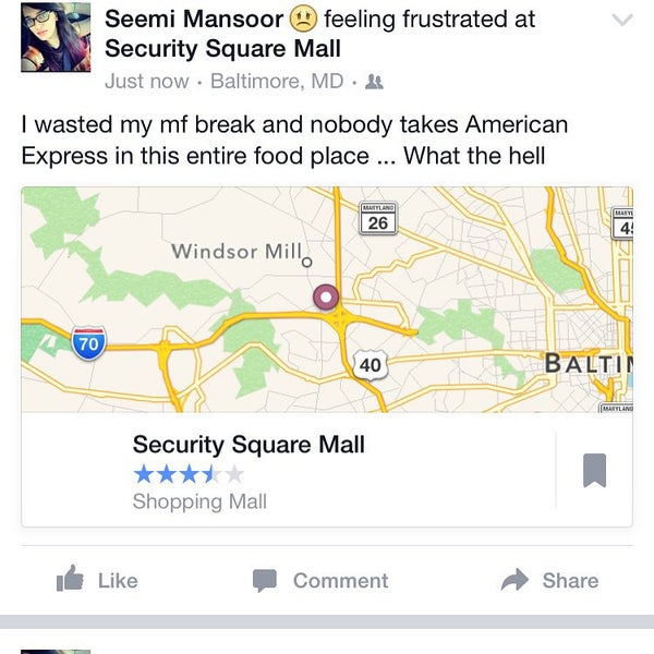 9/5/2015에 Life D.님이 Security Square Mall에서 찍은 사진