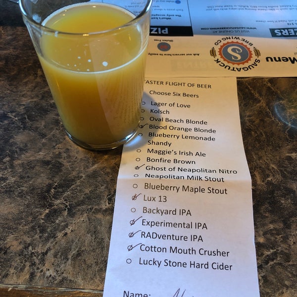 Photo taken at Saugatuck Brewing Company by Alex T. on 5/29/2021