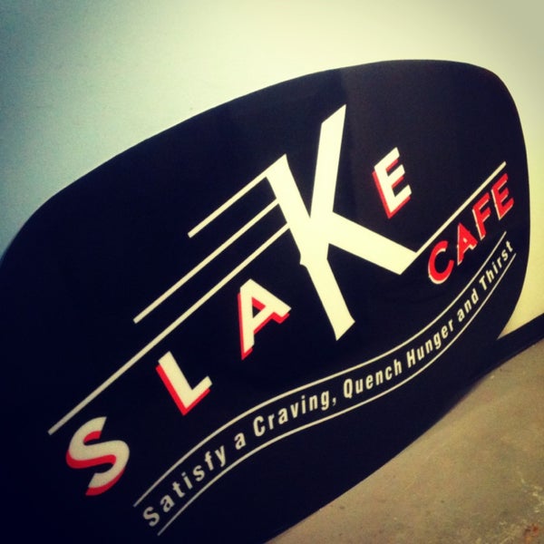 Снимок сделан в Slake Cafe &amp; Bar пользователем Alex M. 6/3/2013
