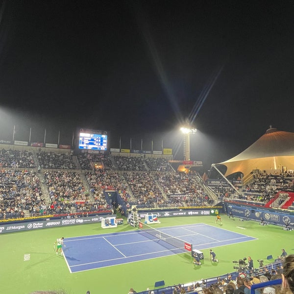 Снимок сделан в Dubai Duty Free Dubai Tennis Championships пользователем OS. 2/24/2022