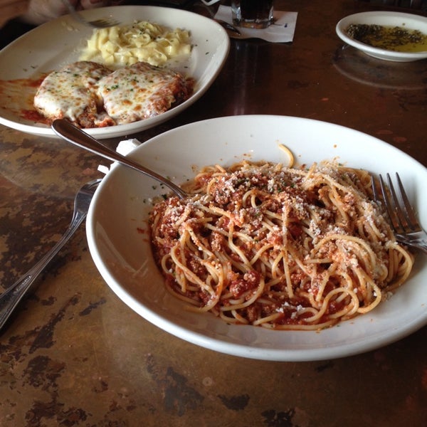 Photo taken at Carrabba&#39;s - The Original on Voss by A.N on 1/5/2014