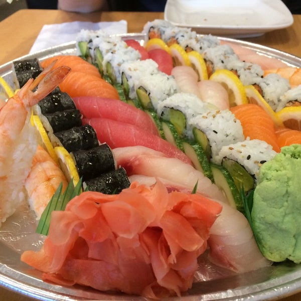 Party platters are worth it. Shocked to see how small this place was but definitely a to-go place for sushi cravings if you do not want sushi buffet.