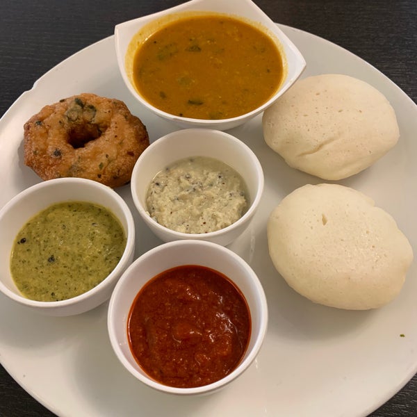 Lots of good choices, but it’s nothing special taste wise. I went with idlis and vada combo, but the idlis were denser than they are in South India.