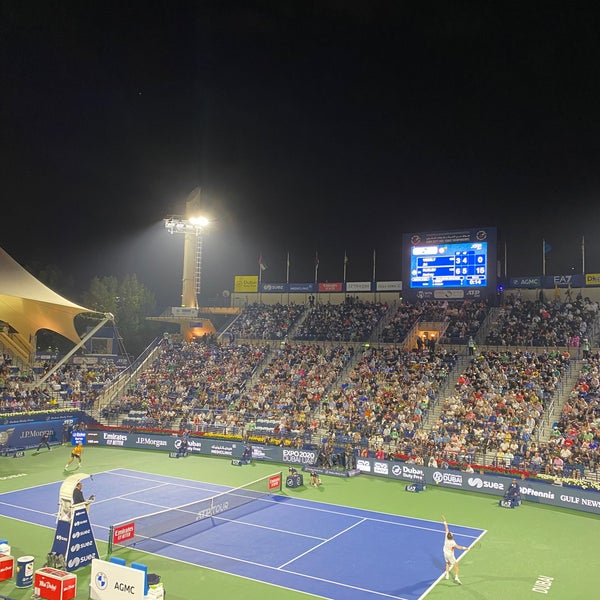 Снимок сделан в Dubai Duty Free Dubai Tennis Championships пользователем Valeria P. 2/26/2022