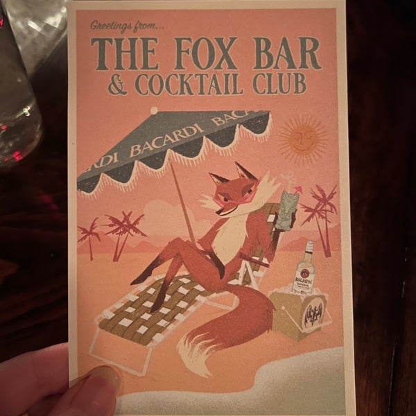 Photo taken at The Fox Bar &amp; Cocktail Club by Annie Z. on 1/28/2023