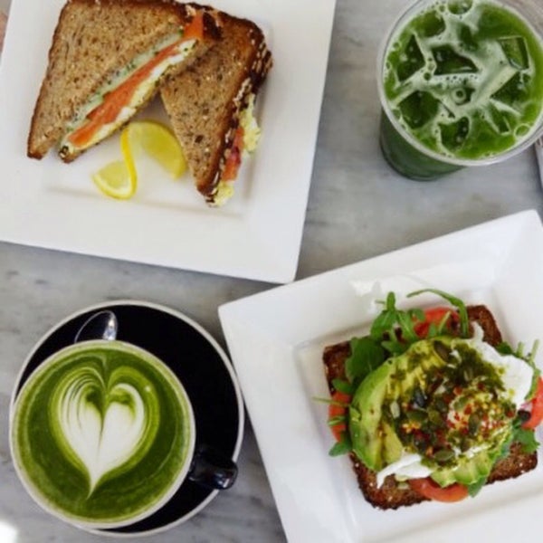 Get the matcha latte and the sunrise avocado toast or the chalait salmon & egg sandwich!!