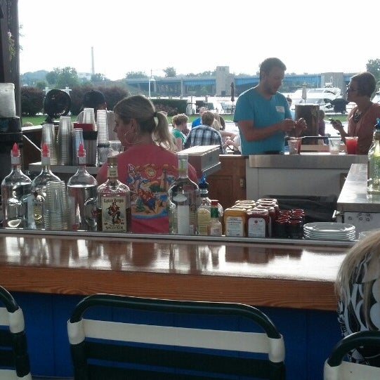 Photo taken at Jack&#39;s Waterfront Bistro + Bar by Julia S. on 8/22/2013