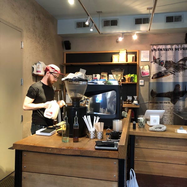 Photo taken at Spitfire Coffee by Fatima on 12/23/2018