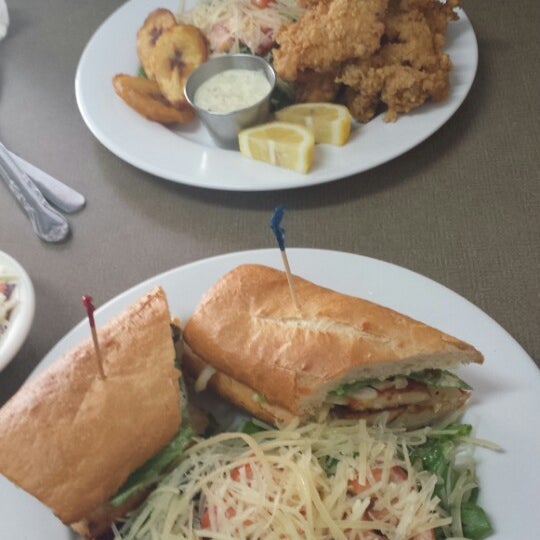 Great place, try their blackened grouper sandwich!