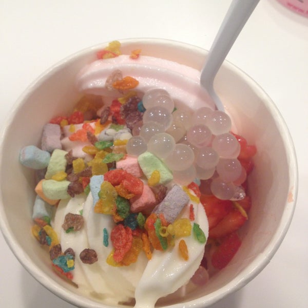Photo taken at FroyoWorld by May R. on 7/6/2013