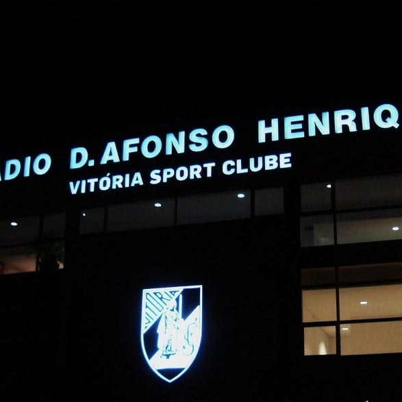 Photo taken at Estádio D. Afonso Henriques by Jaime M. on 2/6/2013