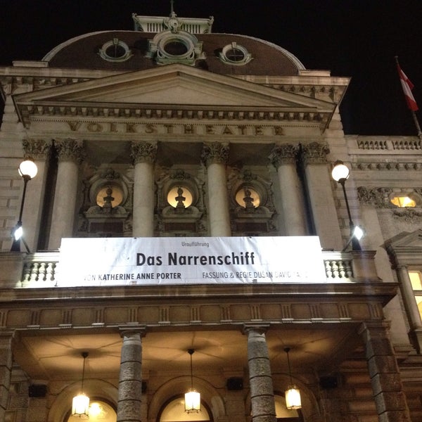 Photo taken at Volkstheater by Christian Z. on 1/12/2017