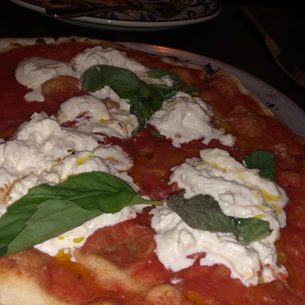 Delicious, fresh thin crust pizza. Don’t miss half off pizzas for happy hour! The Stracciatella is my favorite