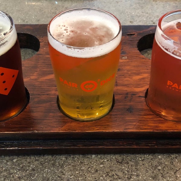 Photo taken at Pair O&#39; Dice Brewing Company by Jeff D. on 7/7/2018