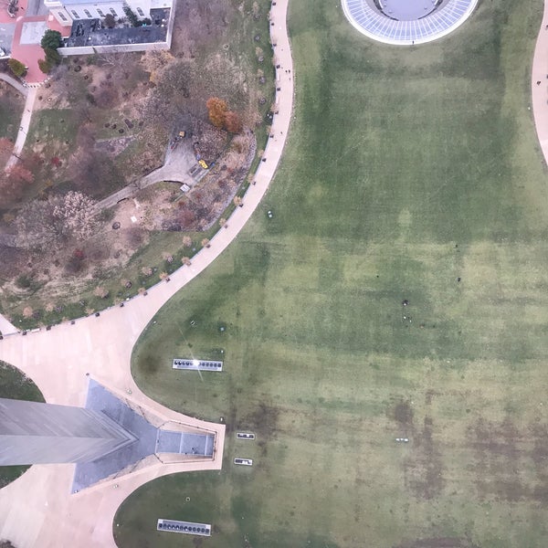 Photo taken at Gateway Arch Observation Deck by Melissa B. on 11/25/2018