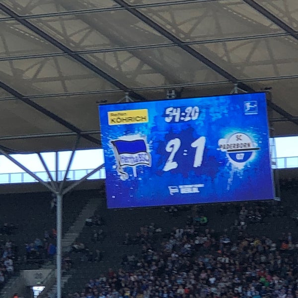 Das Foto wurde bei Hertha BSC Heimspiel von Ka W. am 9/21/2019 aufgenommen