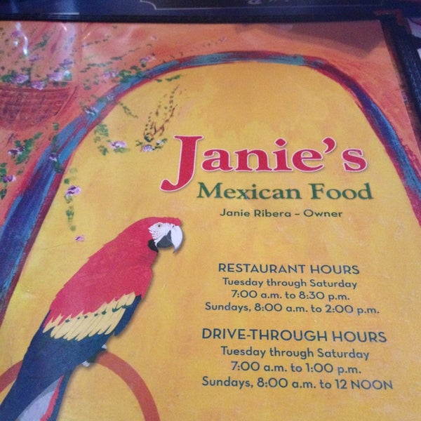 Janie's Mexican Food - 3 tips from 70 visitors